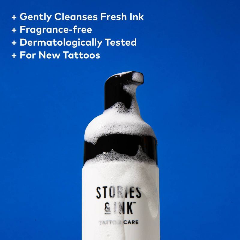 Stories &#38; Ink Repairing Aftercare Foaming Body Cleanser - For Fresh Tattoo - 5.07 fl oz, 5 of 11