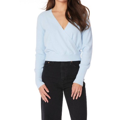 Women's Surplice Sweater - bobi