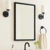 TEHOME Rectangular Metal Framed Recessed Bathroom Medicine Cabinet with Mirror - 3 of 4