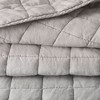 AENKYO Full/Queen Linen Quilt Set, Garment-Washed Solid Color with Box Stitch Design, Lightweight & Cooling All-Season Bedding - 2 of 4