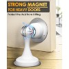 DOMETOUR Magnetic Door Stopper with Double-Sided Tape, No Drilling, Strong Hold, Door Catch for Bottom of Door - 2 of 4