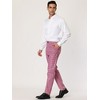 Lars Amadeus Men's Business Plaid Casual Slim Fit Checked Dress Trousers - 4 of 4