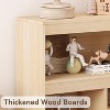 Toy Storage Organizer 6 Cubes, Kids Bookshelf Wooden Storage Cabinet Playhouse Shelves Cabinet, for Playroom, Classroom, Nursery, Kids Room, Bedroom - 4 of 4