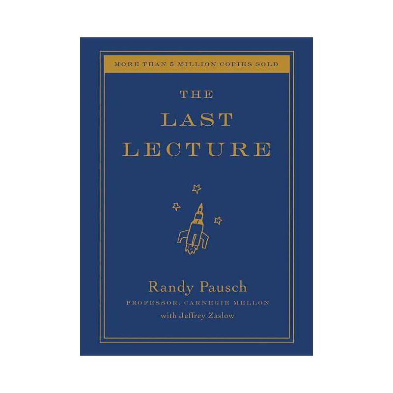 The Last Lecture - Large Print by  Randy Pausch (Hardcover), 1 of 2