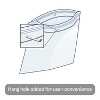 PSBM 1000 Pieces, 6" x 9", 2 Mil Clear Re-closable Bags with Hang Hole for Storage - 4 of 4