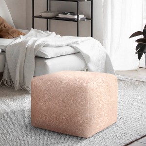 ChaletPosh 24 Inch Velvet Pouf - 1 of 4