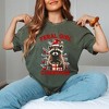 Simply Sage Market Women's Feral Girl Christmas Short Sleeve Garment Dyed Tee - 2 of 4