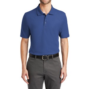 Mafoose Men's Classic Fit Short Sleeve Tall Stain-Release Moisture-Wicking Polo Shirt - 1 of 4