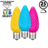 Novelty Lights C9 LED Faceted Christmas Replacement Bulbs Dimmable 25 Pack - 3 of 4