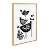 Kate & Laurel All Things Decor (Set of 3) Sylvie Trio Linocut Love Tree and Over the Cloud by Giuliana Lazzerini: Framed Canvas Art - 2 of 4