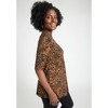 Jessica London Stretch Knit Pleated Tunic - 4 of 4