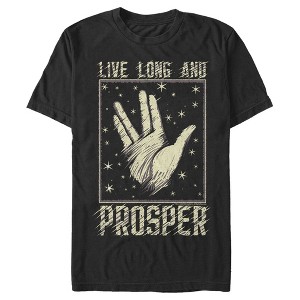 Men's Star Trek Retro Vulcan Salute T-Shirt - 1 of 4