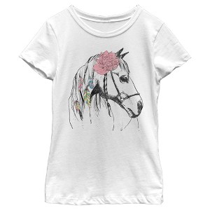 Girl's Lost Gods Dream Horse T-Shirt - 1 of 4