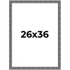 PosterPalooza | Distressed Black Picture Frame - UV Acrylic, Foam Board Backing, Hanging Hardware - 2 of 4