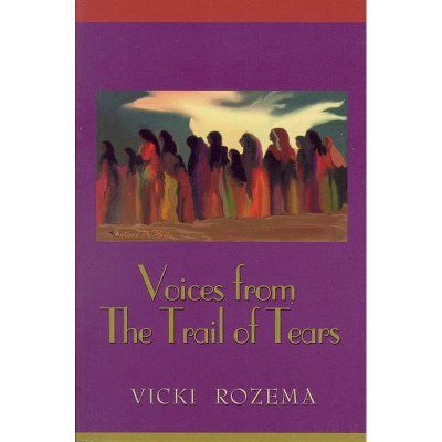 Voices from the Trail of Tears - (Real Voices, Real History Series) by  Vicki Rozema (Paperback)