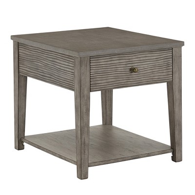 Inspire Q Vazquez End Table Antique Gray