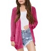Girls Summer Caridigan Lightweight Open Front Cardigan Gilrs Crochet Sweater Cardigan Girls 2025 Beach Cover Ups - 3 of 4