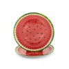 The Lakeside Collection Melamine Watermelon Salad Plates for Meals and Snacks - Set of 4 4 Pieces - 2 of 4