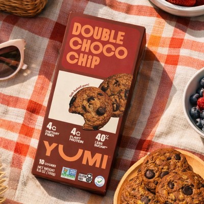 YUMI Double Chocolate Chip Cookies - 5.6oz