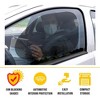 Zone Tech Side Window Cling On Sun Shades- Mesh Car Pop-Up Non Suction Cups Needed Sunshade- Protects Kids, Baby and Pets from Sun and UV Rays - 3 of 4
