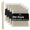 Exquisite Heavy Duty Solid Color Disposable Plastic Knives - 100 Ct. - 2 of 4