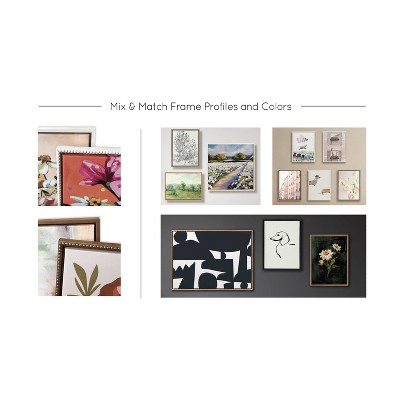 Gold Framed Abstract Landscape Canvas Print, 23" x 33"