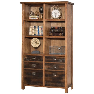 72" Heritage Bookcase Brown - Martin Furniture
