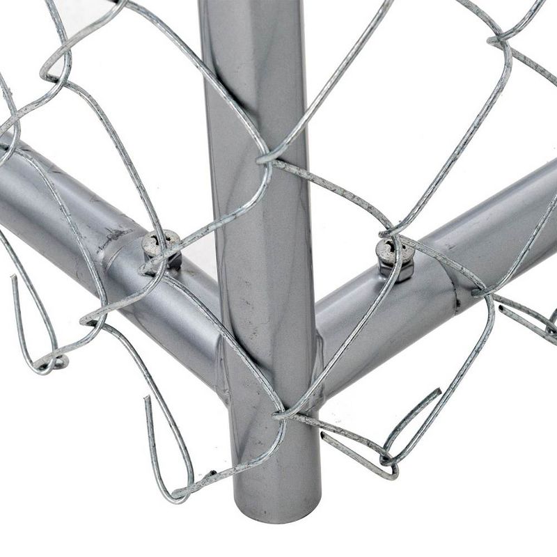 Lucky Dog 10 x 5 x 6" Heavy Duty Outdoor Chain Link Dog House Kennel (2 Pack), 4 of 7