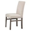Best Master Furniture,Vitaliya Linen Side Chairs, Set of 2 - 2 of 3