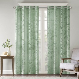 Lycvki Palm Leaf Window Sheer - 1 of 4