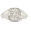SHINE by Sterling Forever Hammered Square Signet Ring - 2 of 2