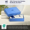 Kickoff Home Viscose from Bamboo Sheets Set 300 Thread Count 100% Organic Bamboo Viscose Cooling Bedding Sheets Hot Sleepers, Flat, Fitted, Pillowcase - 2 of 4