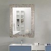 Chloe Lighting CH8M003LC32-FRT Reflection Seashell Finish Rectangular Framed Wall Mirror 32" Height - 3 of 4