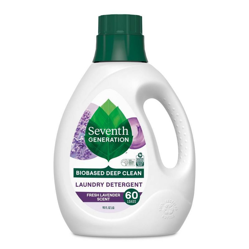 Seventh Generation Liquid Laundry Detergent Soap - Fresh Lavender Scent, 3 of 10