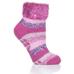 Women's Annabelle Stripe Lounge Socks - 1 of 2