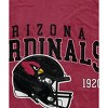 NFL Arizona Cardinals Vintage Arch Block Ultra Soft Blanket - 2 of 2