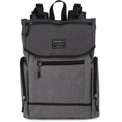 Eddie Bauer Echo Places & Spaces Back Pack Diaper Bag - Gray