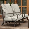Resenkos 5-Piece Backyard Furniture Set, Outdoor Sectional Furniture, Steel, Beige - 4 of 4
