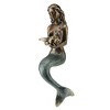 SPI Home Mermaid Shelf Sitter – 13" Handcrafted Cast Aluminum Coastal Figurine, Nautical Mermaid Accent for Ledge, Mantel, or Beach Décor - 2 of 3