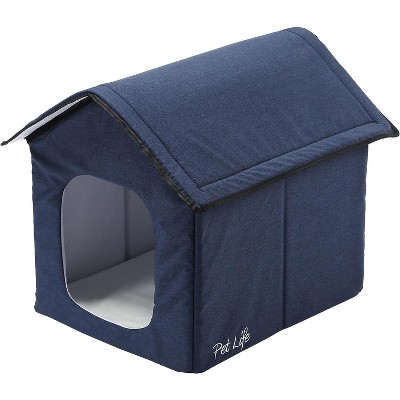 Small Navy Electronic Heating and Cooling Pet House