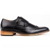 Gino Vitale Men's Monk Strap Brogue Dress Shoes - 2 of 3
