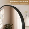 Beautyolve Irregular Gold Aluminum Alloy Framed Asymmetrical Wall Mirror with Functional Charm - 4 of 4