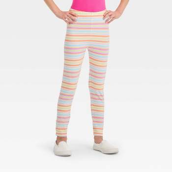Girls Gold Shimmer Cable Knit Leggings - Nonsuch