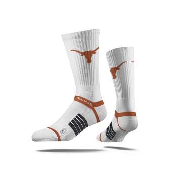 NCAA Texas Longhorns Premium Knit Crew Socks - White