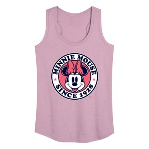 Women's - Disney - Minnie Mouse Graphic Racerback Tank - 1 of 4
