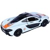 McLaren P1 with "Gulf Oil" Livery Light Blue with Orange Stripe 1/24 Diecast Model Car by Motormax - 3 of 3
