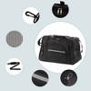Unique Bargains Dog Carrier Cat Carrier Black 1 Pc - 2 of 4