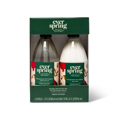 Hand Soap & Lotion Pack - Pomegranate & Cranberry - 24 fl oz - Everspring™