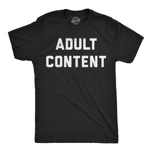 Mens Funny T Shirts Adult Content Sarcastic Text Graphic Novelty Tee For Men - Crazy Dog Men's T Shirt - 1 of 4