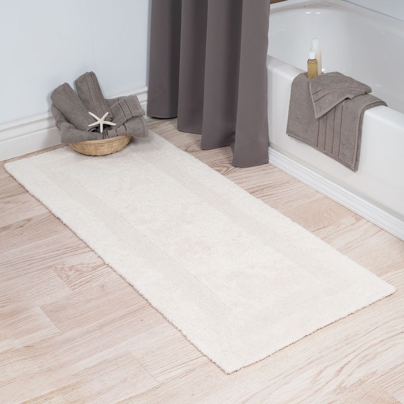 Solid Reversible Long Bath Rug - Yorkshire Home, 2 of 5
